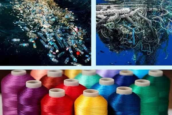 ocean plastic recycled fabric