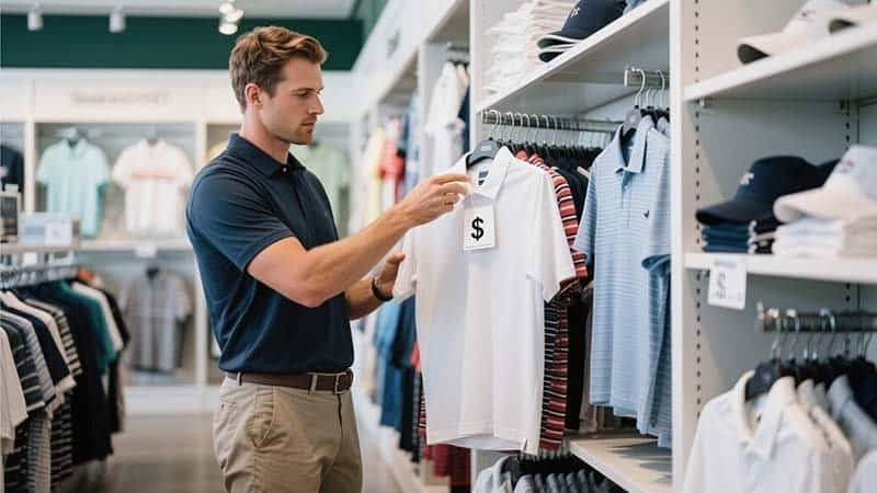 golf apparel pricing strategy