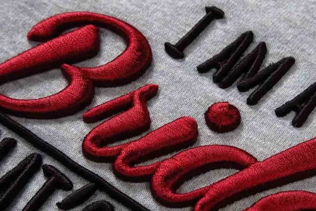 (3d puff embroidery