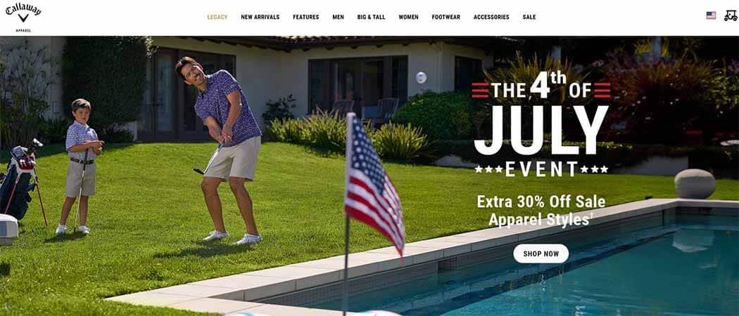 callaway apparel