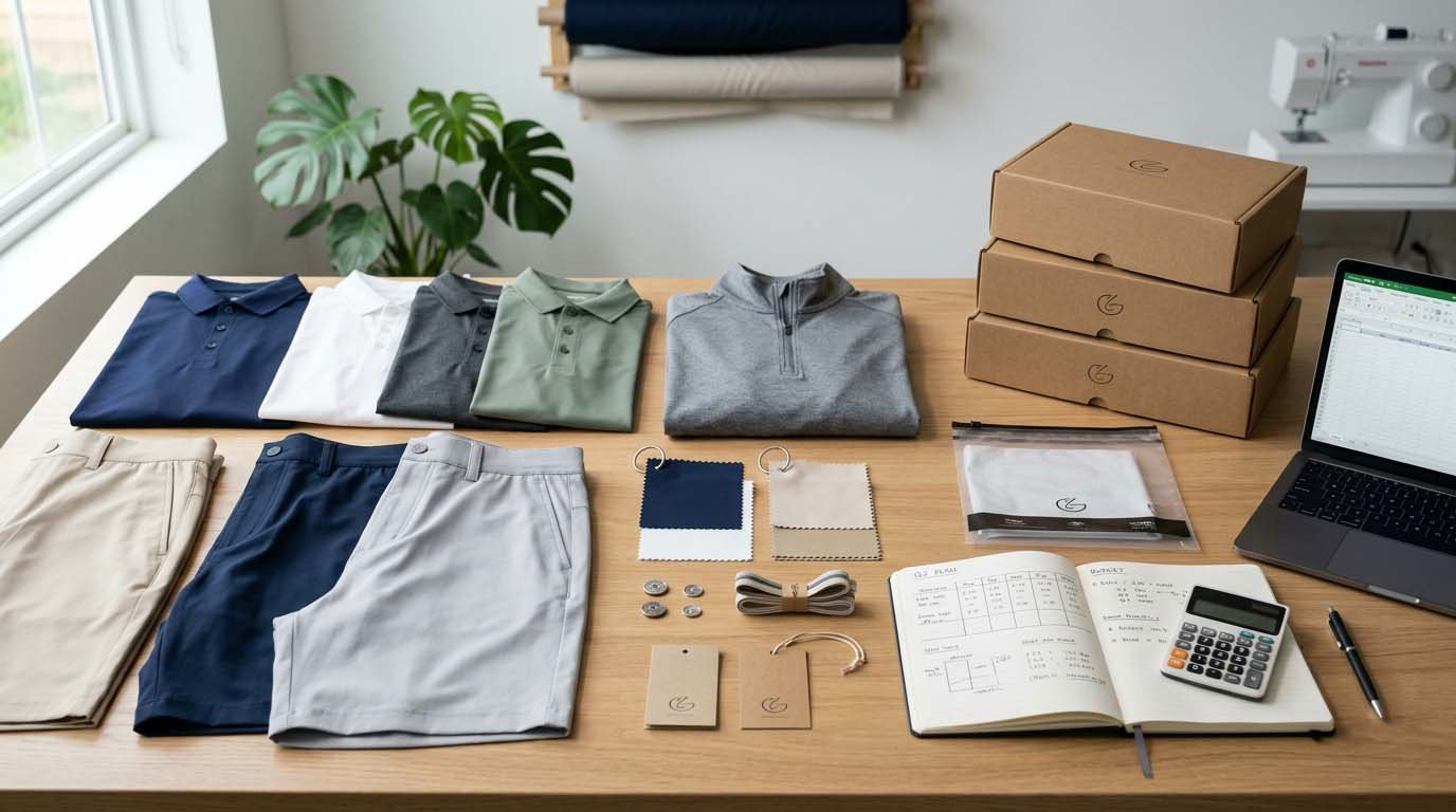 reduce golf apparel startup costs